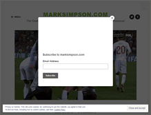 Tablet Screenshot of marksimpson.com